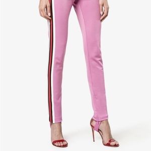 Gucci Pink Stirrup Leggings with Side Web in Small